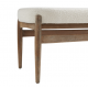 XC Salina Bench: White Boucle